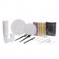 7" PLASTIC SPOON (WHITE/BLACK)