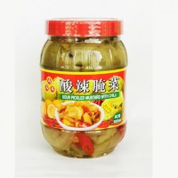 3A - PICKLED MUSTARD WITH CHILLI (辣椒香芥菜) 145G