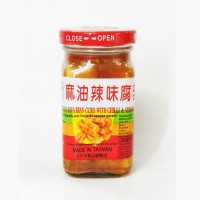 FULUSHOU - BEAN CURD PRESERVED SICHUAN SPICY (四川腐乳) 130G